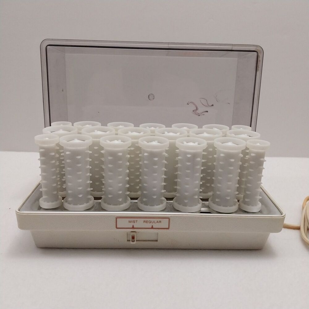 Clairol Kindness 3 Way Hairsetter Hair Curlers (Broken Hing But Works) #X28 - Picture 5 of 16